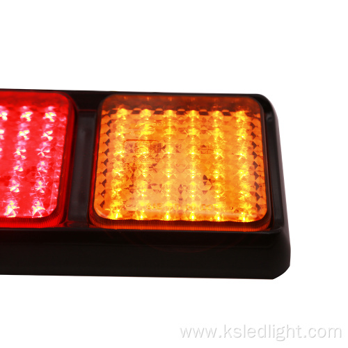 Led combination tail light for truck trailer